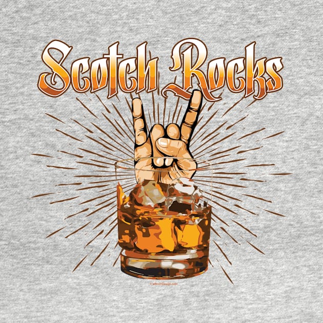 Scotch Rocks (Whiskey Drinker) by eBrushDesign